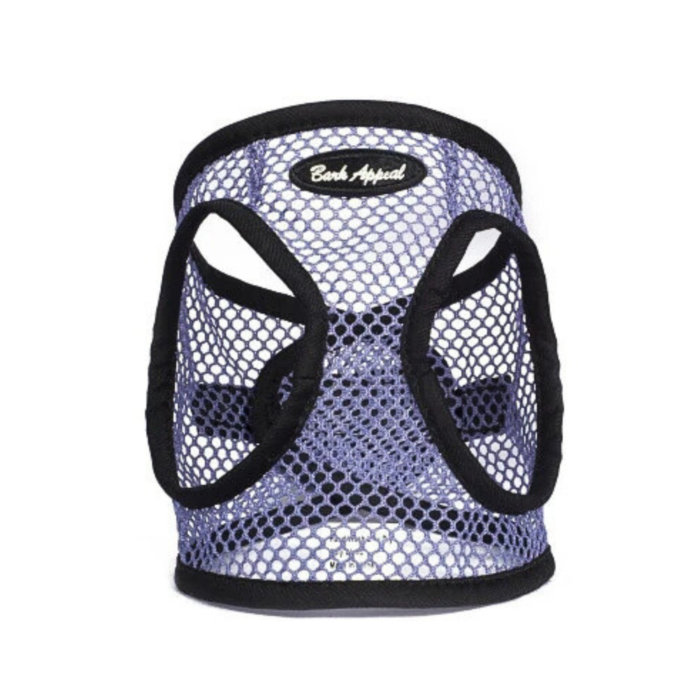 Bark Appeal Netted EZ Wrap Lovely Lavender Mesh Lightweight Dog Harness Size L